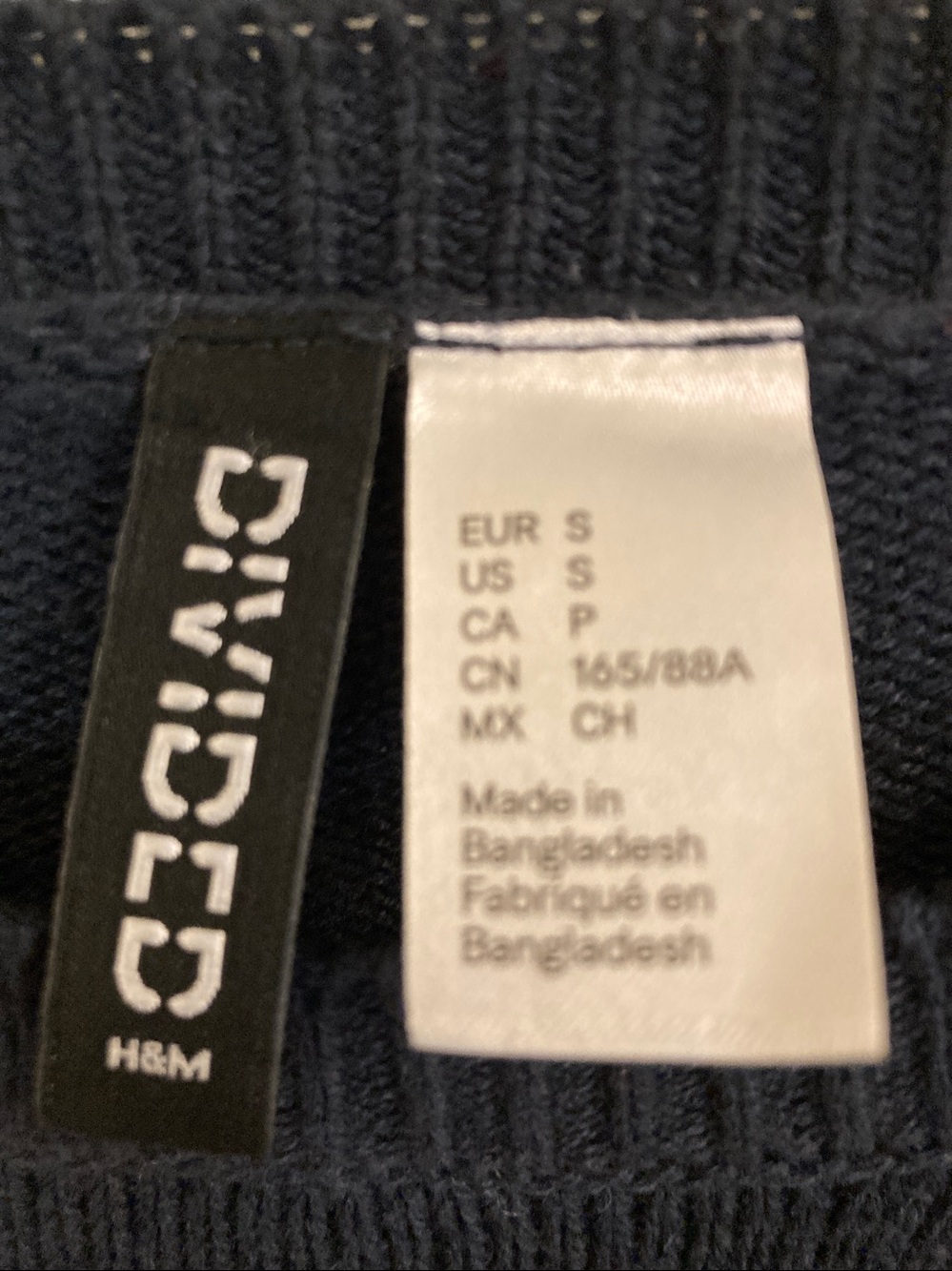 Embroidered Floral Sleeve Black Crewneck Sweater - Picture 2 of 8